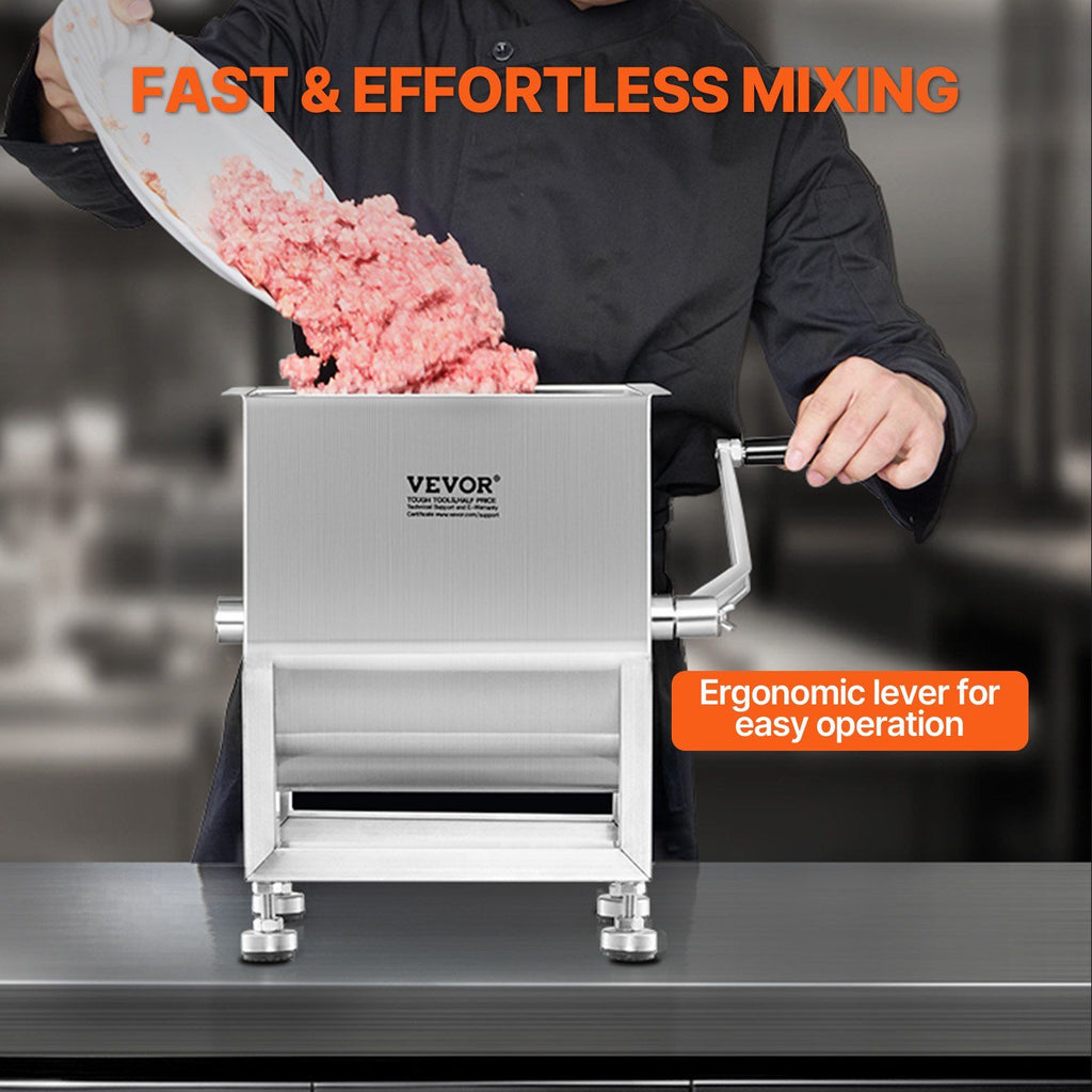 15L Manual Meat Mixer – Fixed Tank