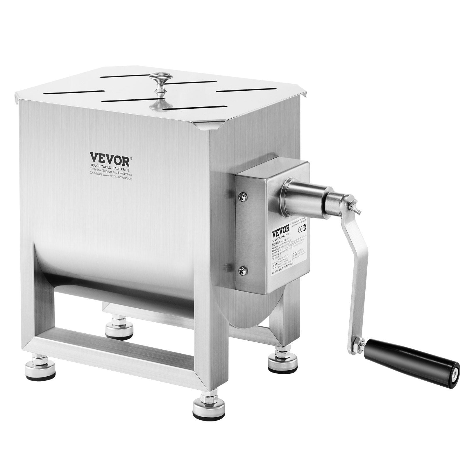 10L Manual Meat Mixer with Gear Reducer