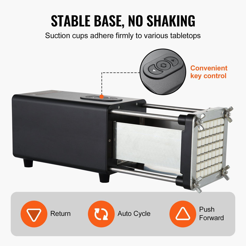 Electric French Fry Cutter with Two Blade Sizes