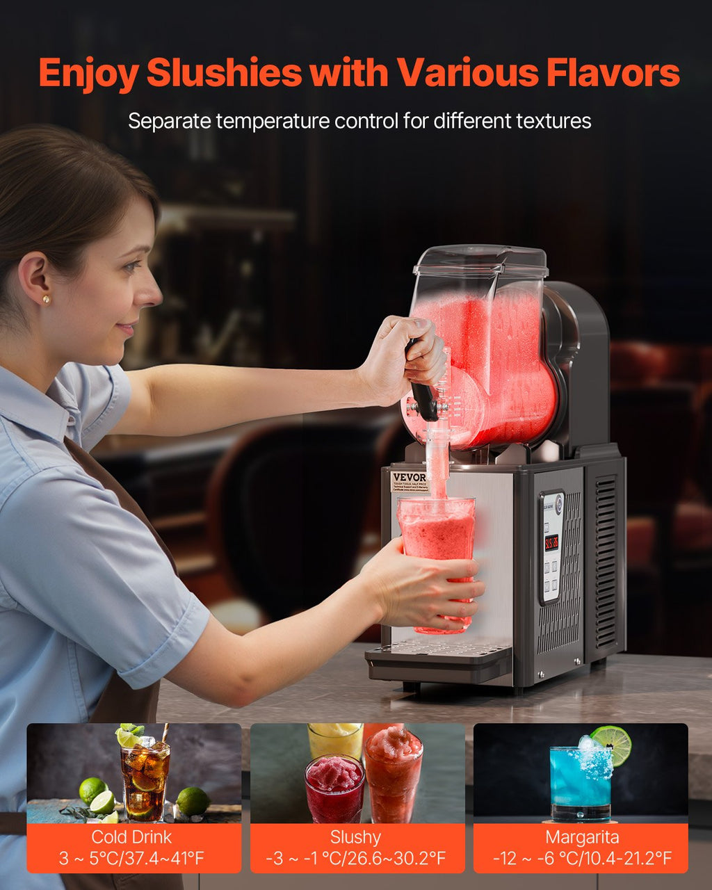 4L Single-Tank Slushy Machine