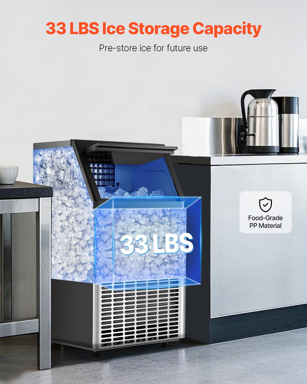 Commercial Ice Maker – 45 Cubes per Cycle