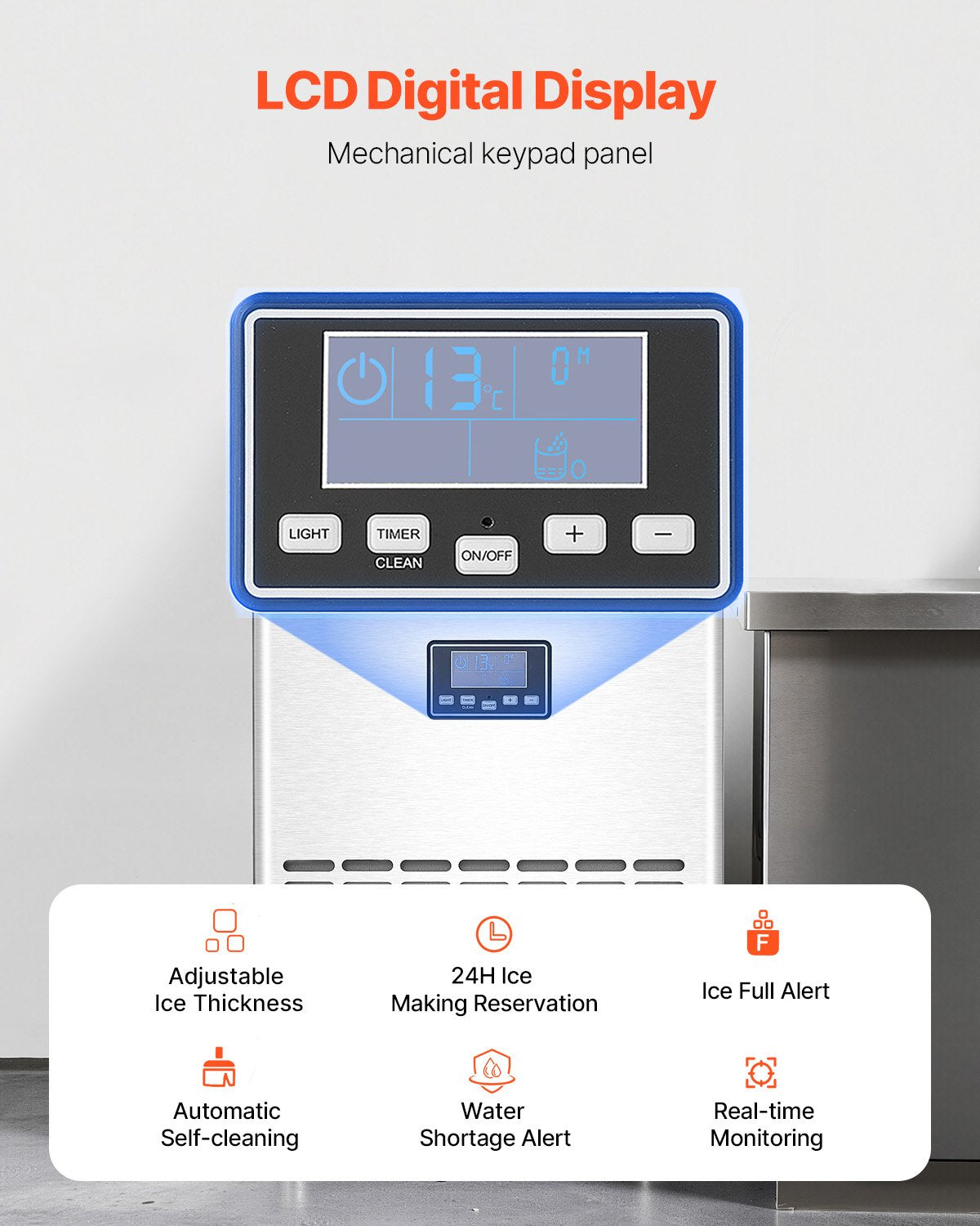 Commercial Ice Maker – 45 Cubes per Cycle