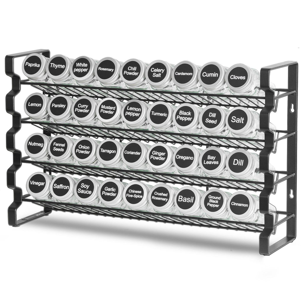 36-Jar Spice Rack Organiser Set