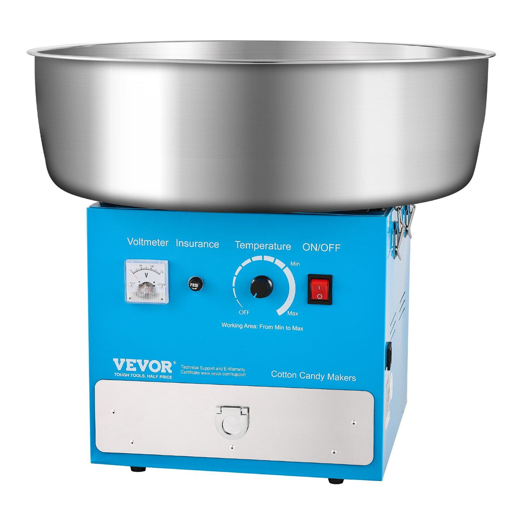 1000W Cotton Candy Machine with Drawer – Blue