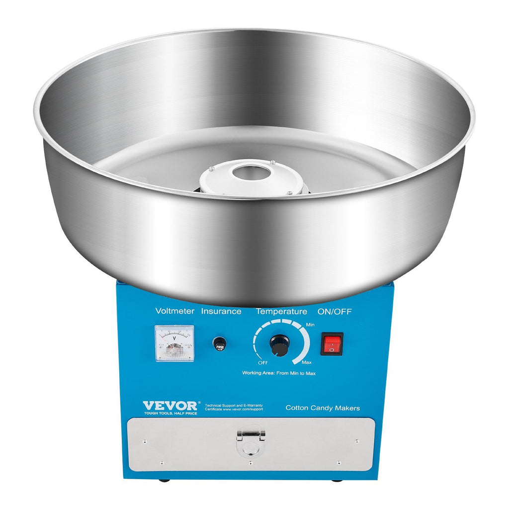 1000W Cotton Candy Machine with Drawer – Blue