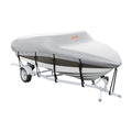 Boat Cover 600D Waterproof 23-24 ft Boat Cover V-Hull Tri-Hull Runabout