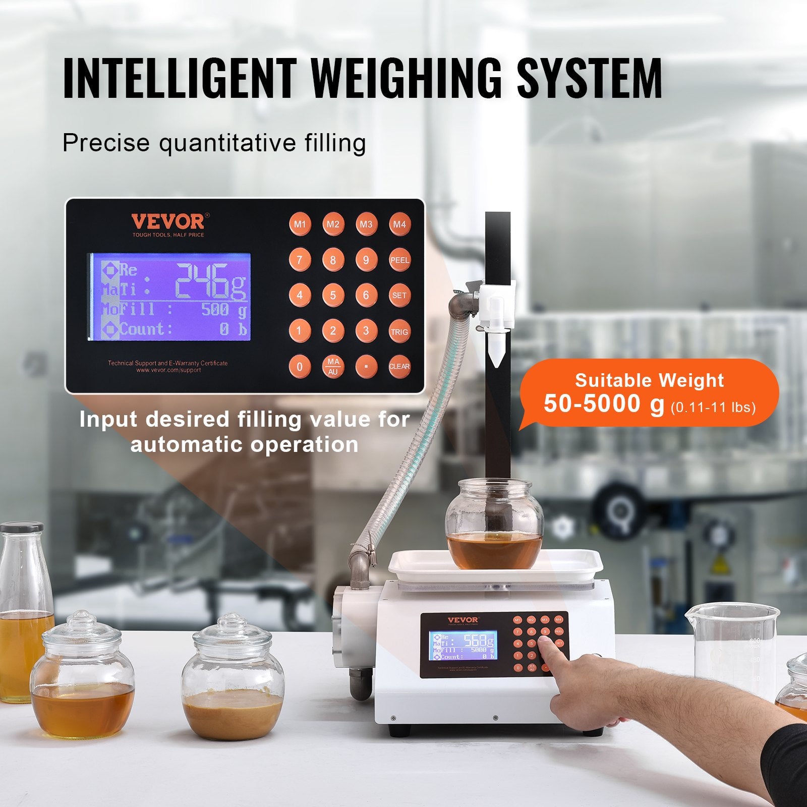 Automatic Liquid Filling Machine – 50–5000g