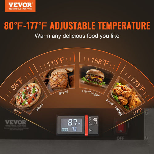 4-Tier Single-Door Food Warmer