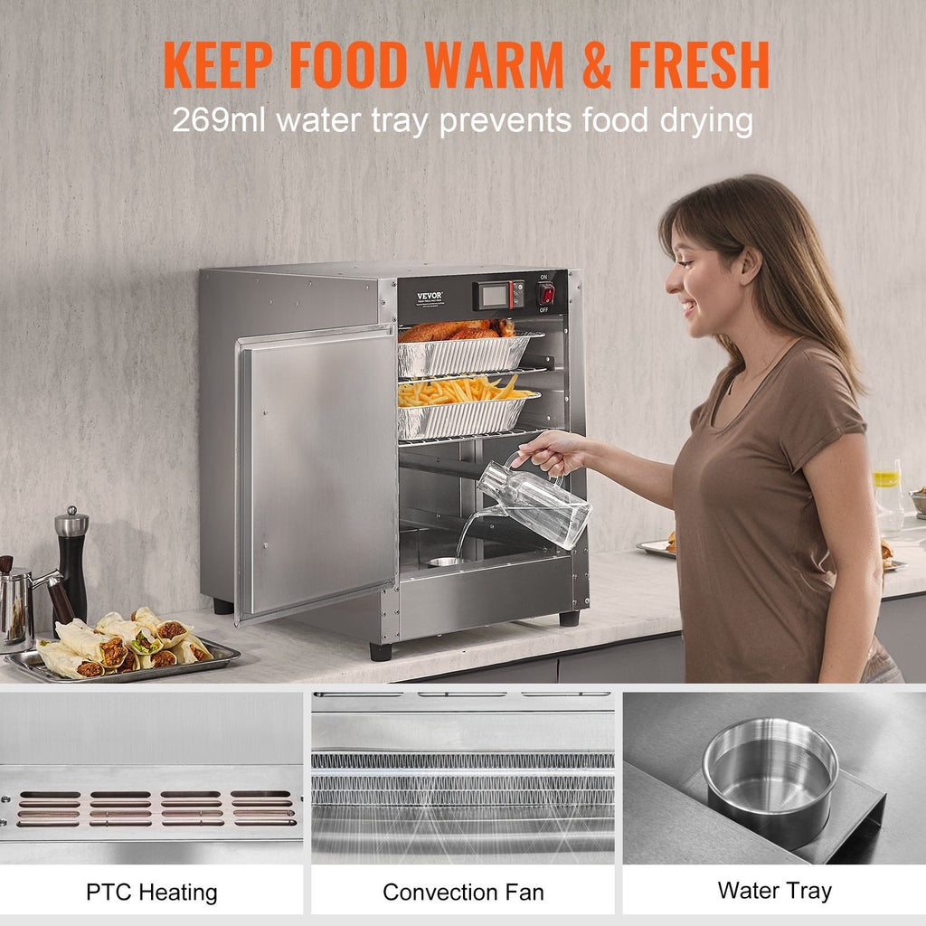 4-Tier Single-Door Food Warmer
