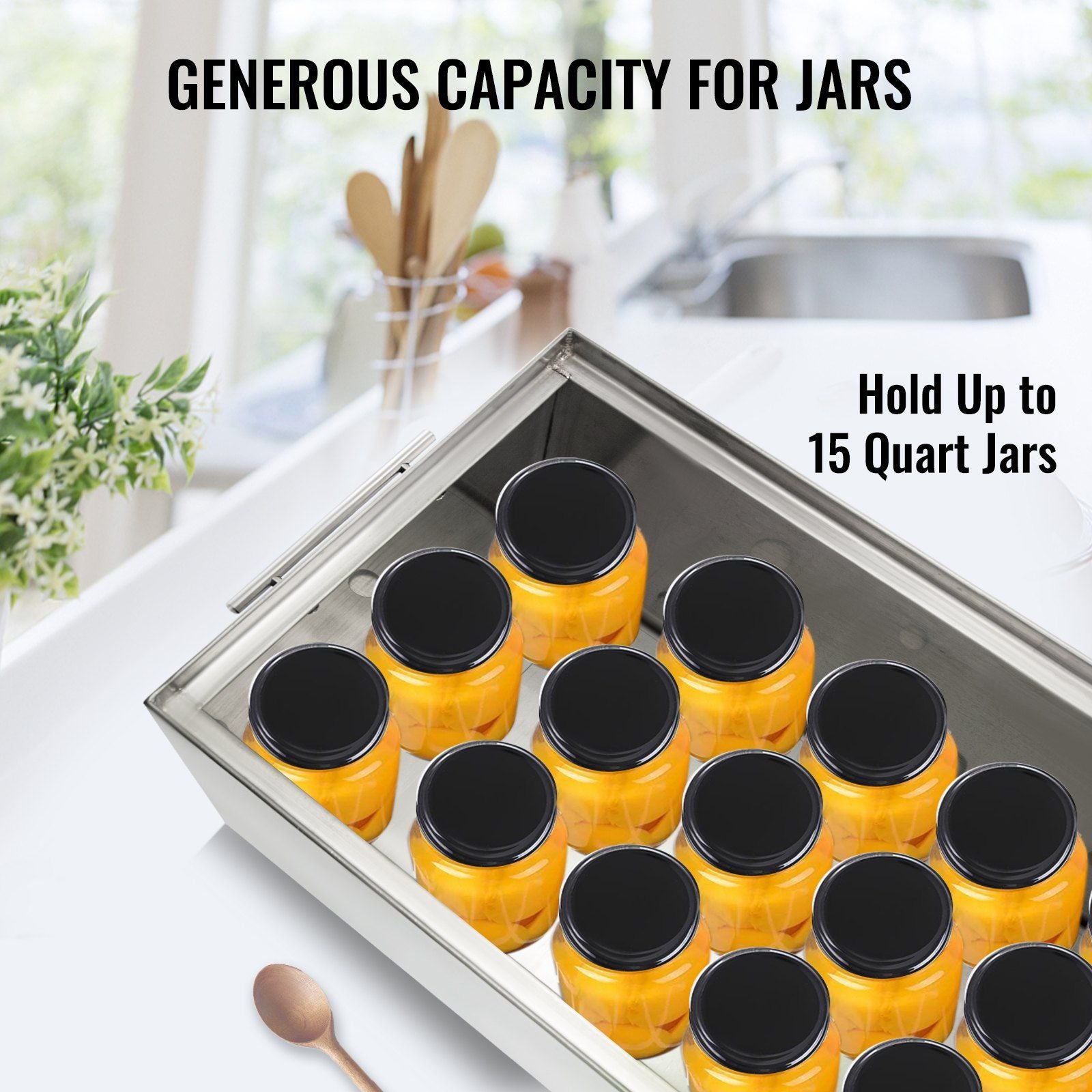 15-Quart Stainless Steel Water Bath Canner