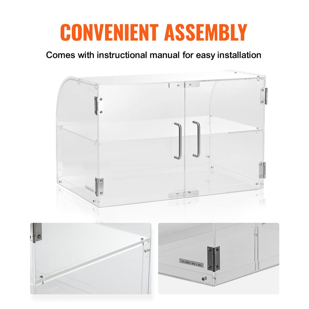2-Tier Acrylic Pastry Display Case