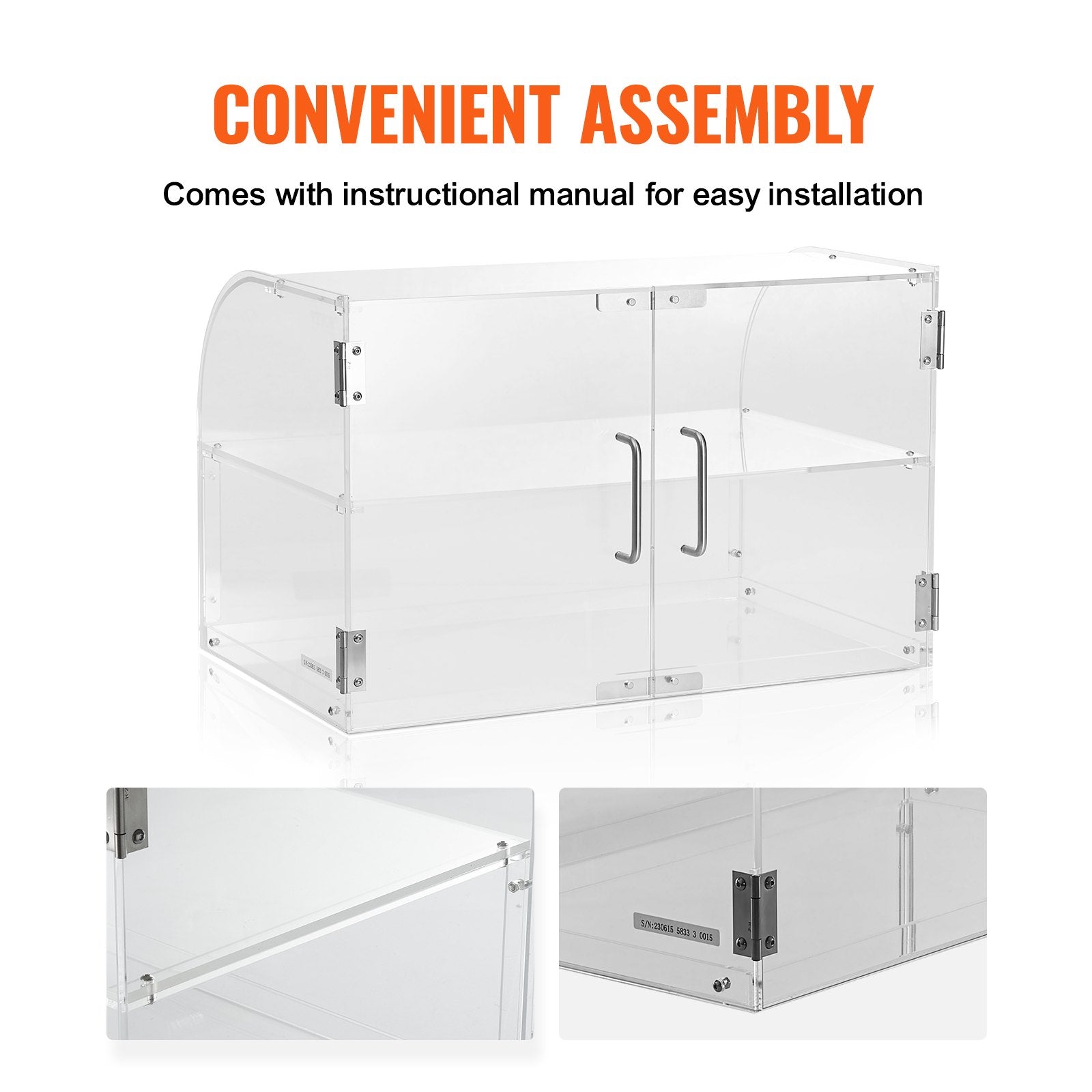 2-Tier Acrylic Pastry Display Case
