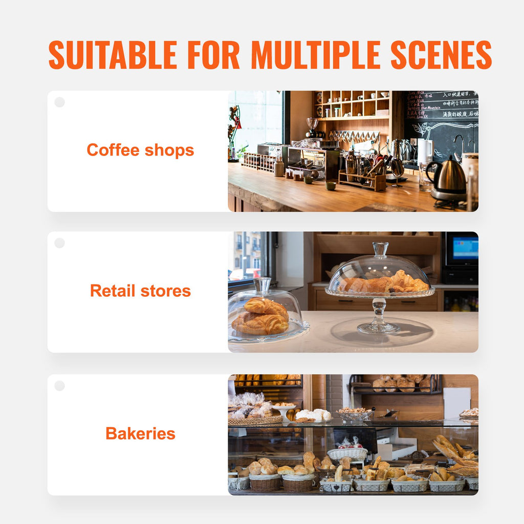 2-Tier Acrylic Pastry Display Case