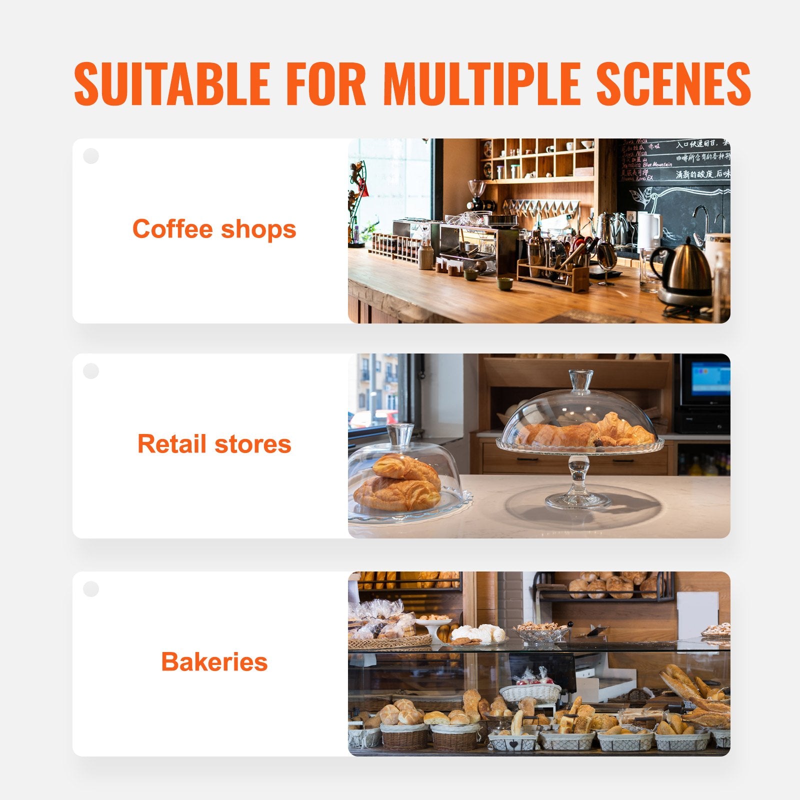 2-Tier Acrylic Pastry Display Case