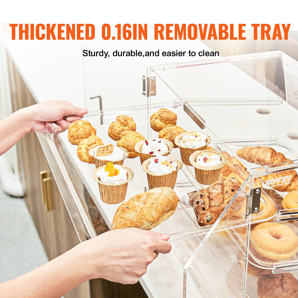 2-Tier Acrylic Bakery Display Case