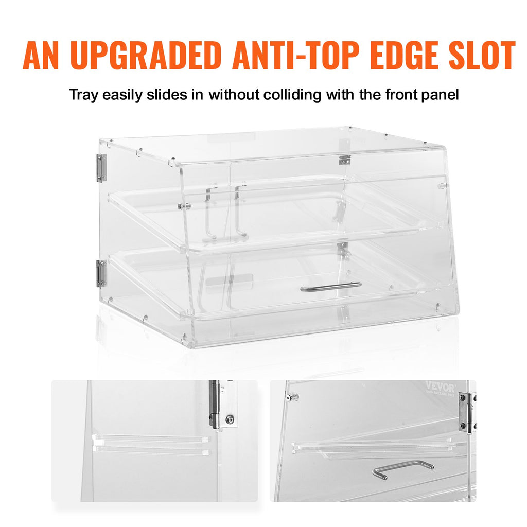 2-Tier Acrylic Bakery Display Case