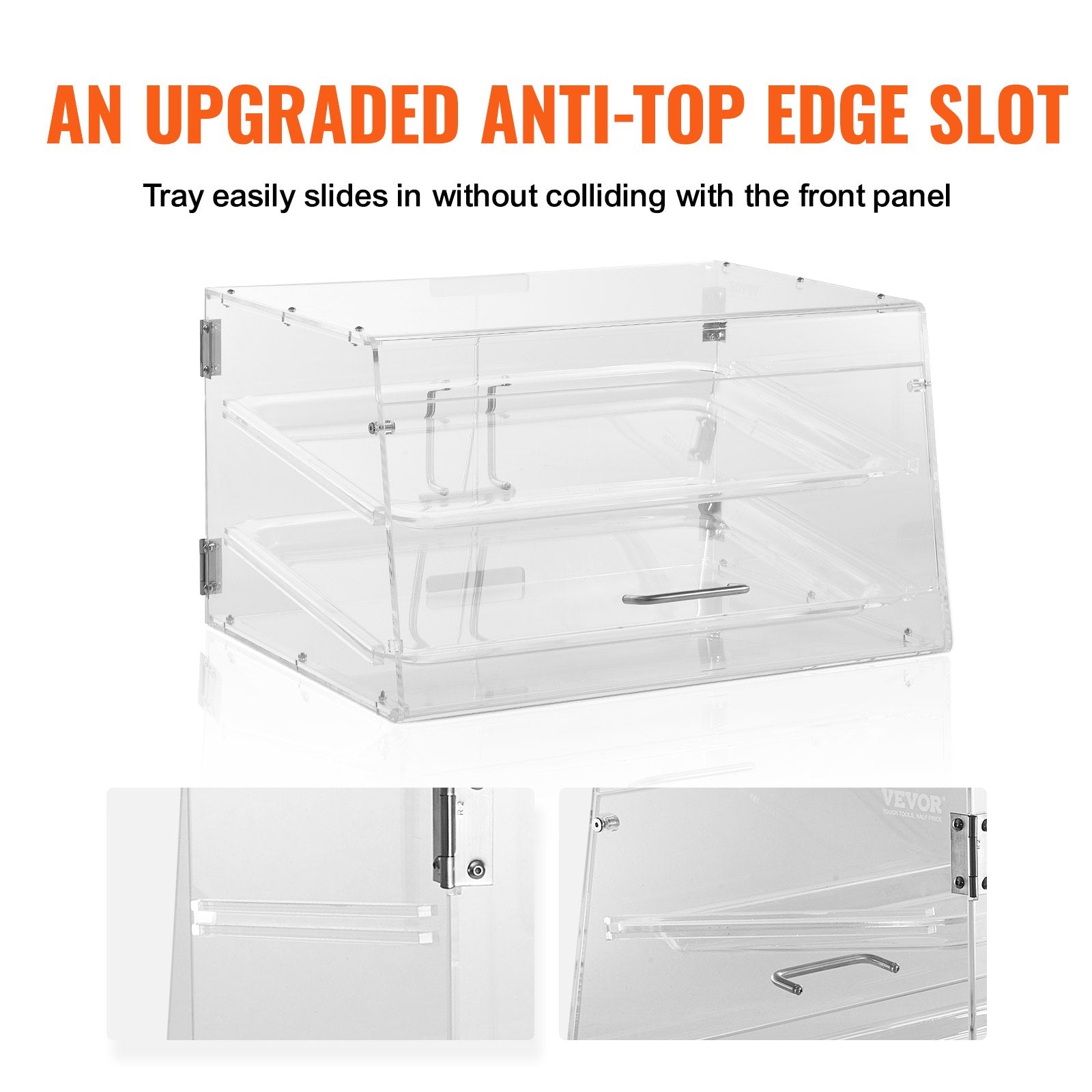2-Tier Acrylic Bakery Display Case