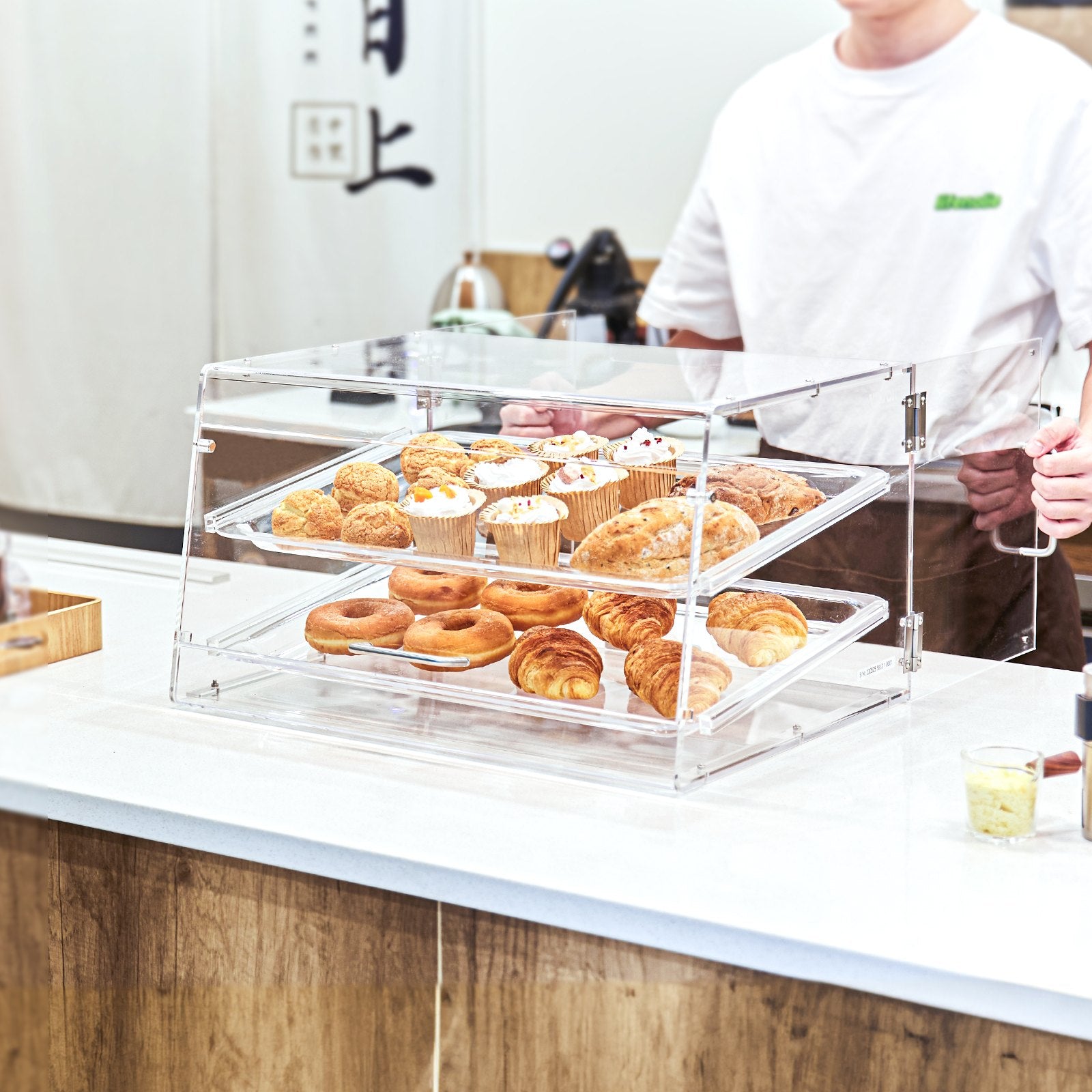2-Tier Acrylic Bakery Display Case