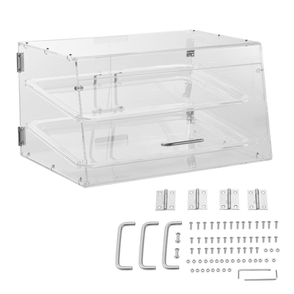 2-Tier Acrylic Bakery Display Case