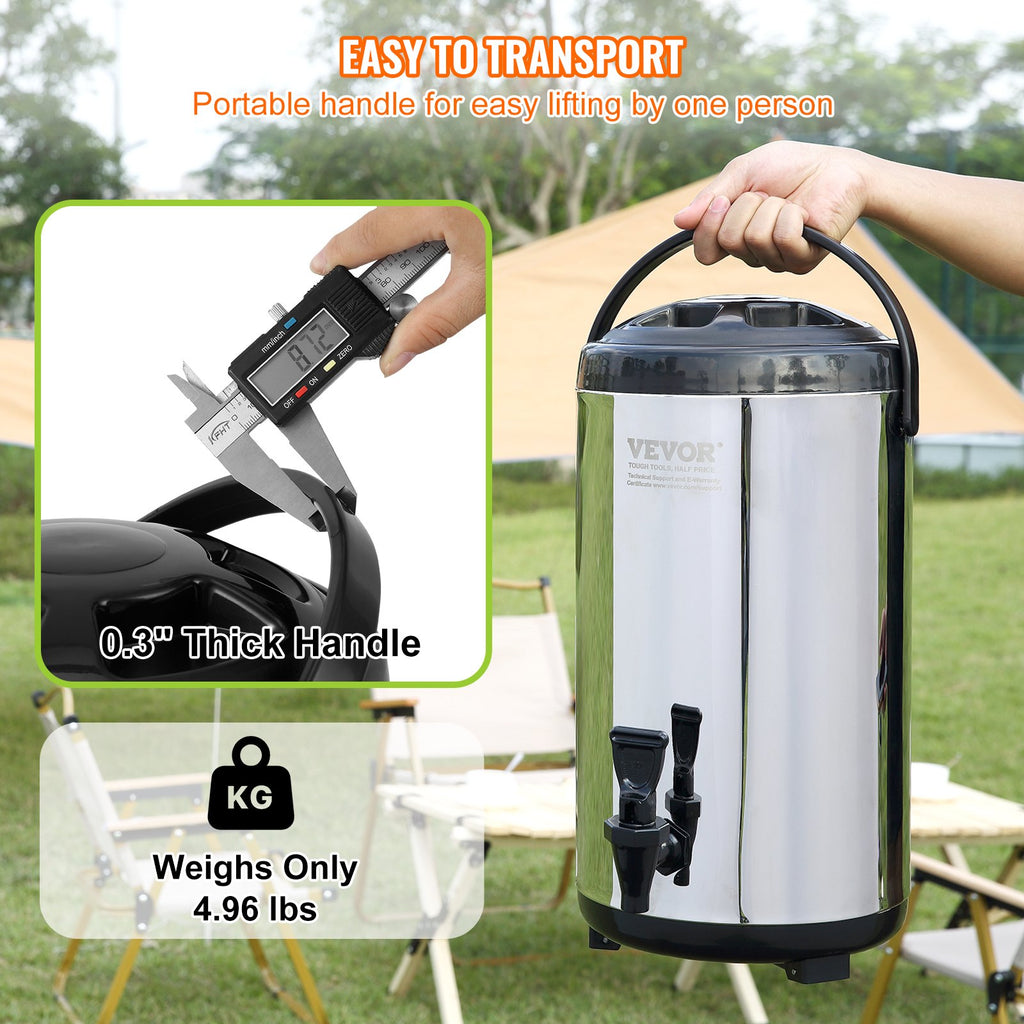9.2L Stainless Steel Insulated Beverage Dispenser