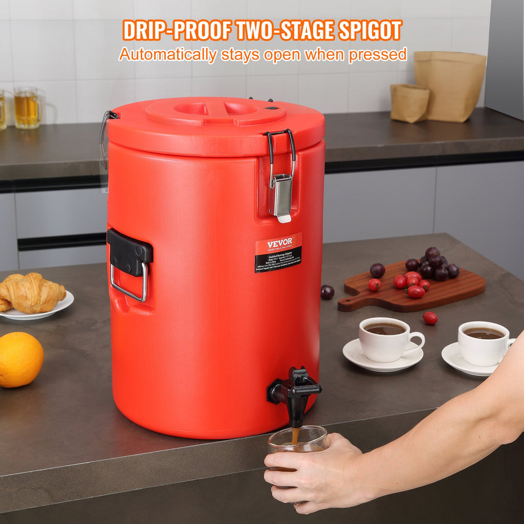 17.2L Insulated Hot & Cold Beverage Dispenser