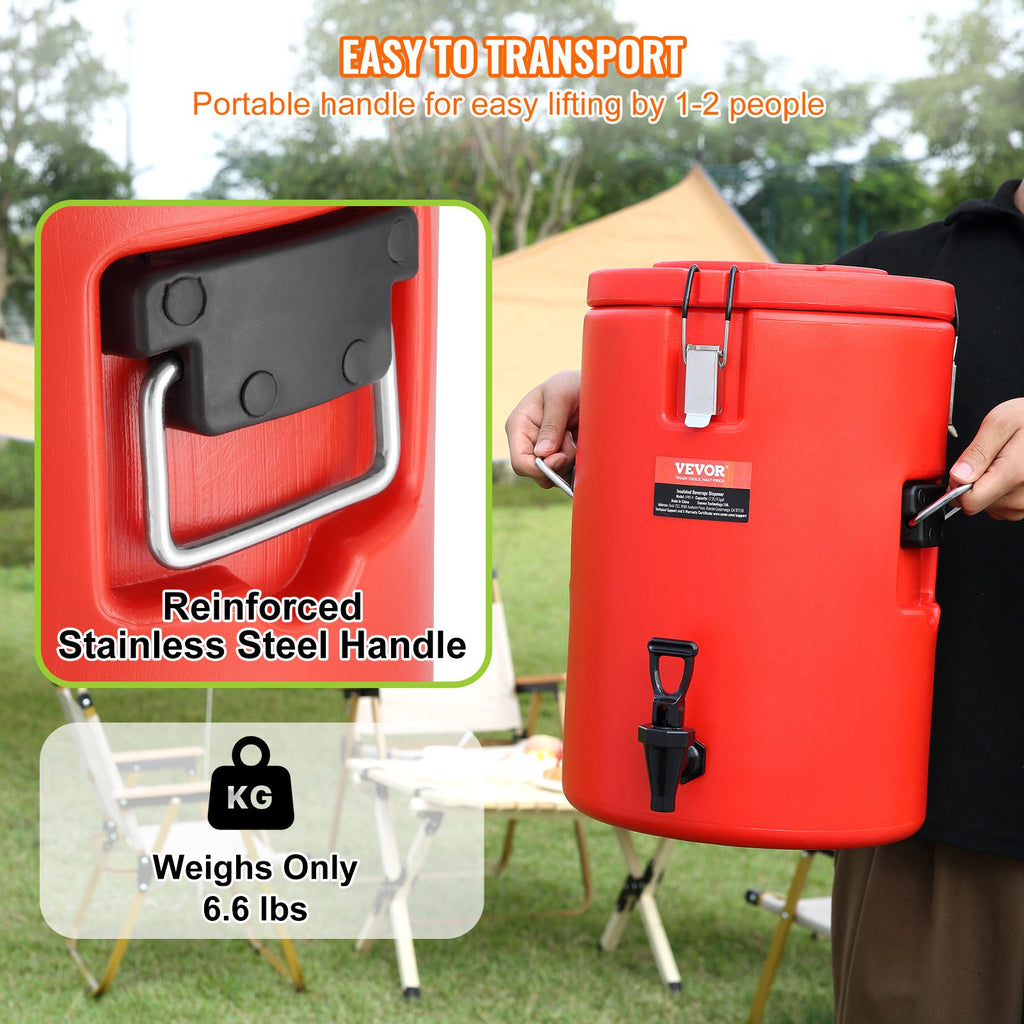17.2L Insulated Hot & Cold Beverage Dispenser
