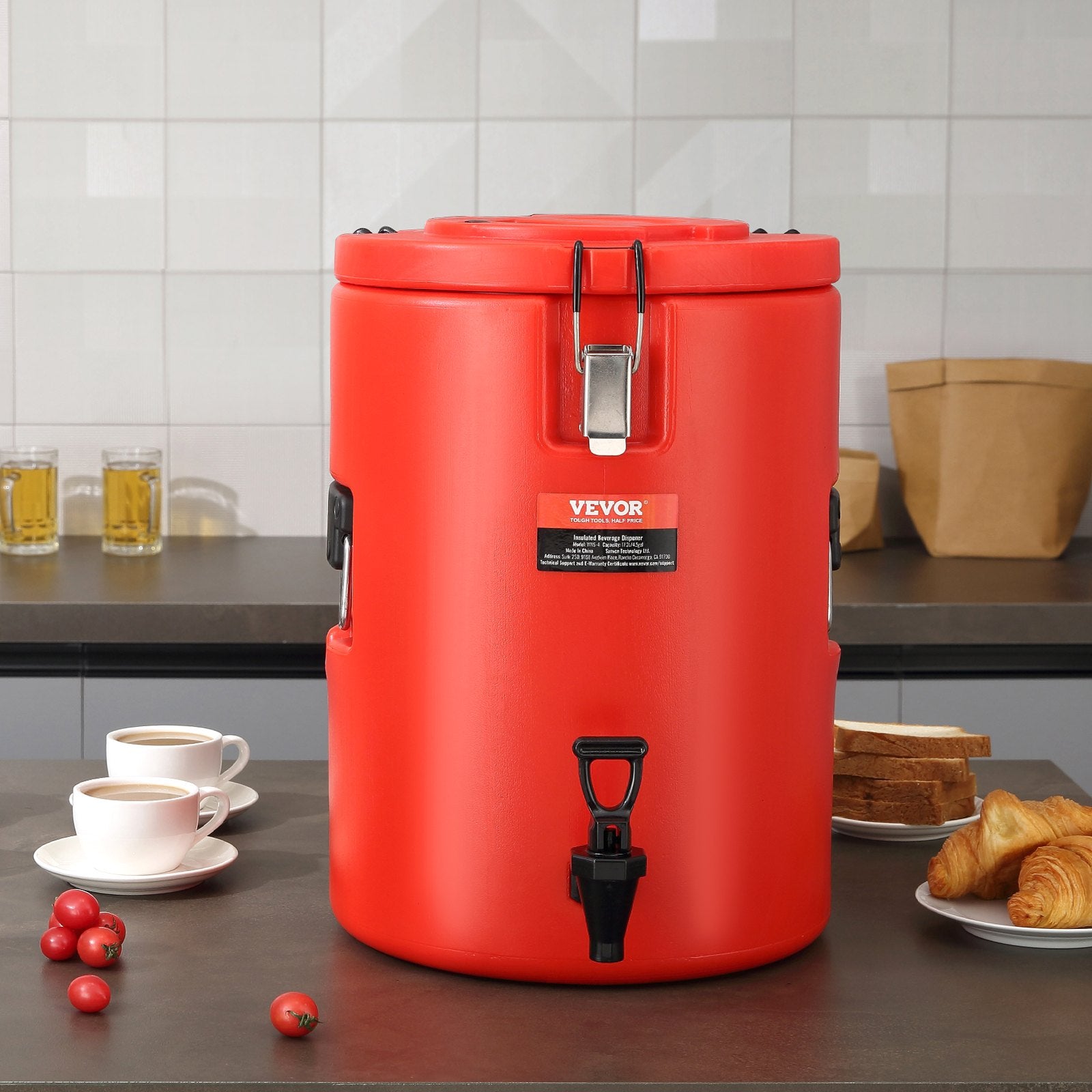 17.2L Insulated Hot & Cold Beverage Dispenser