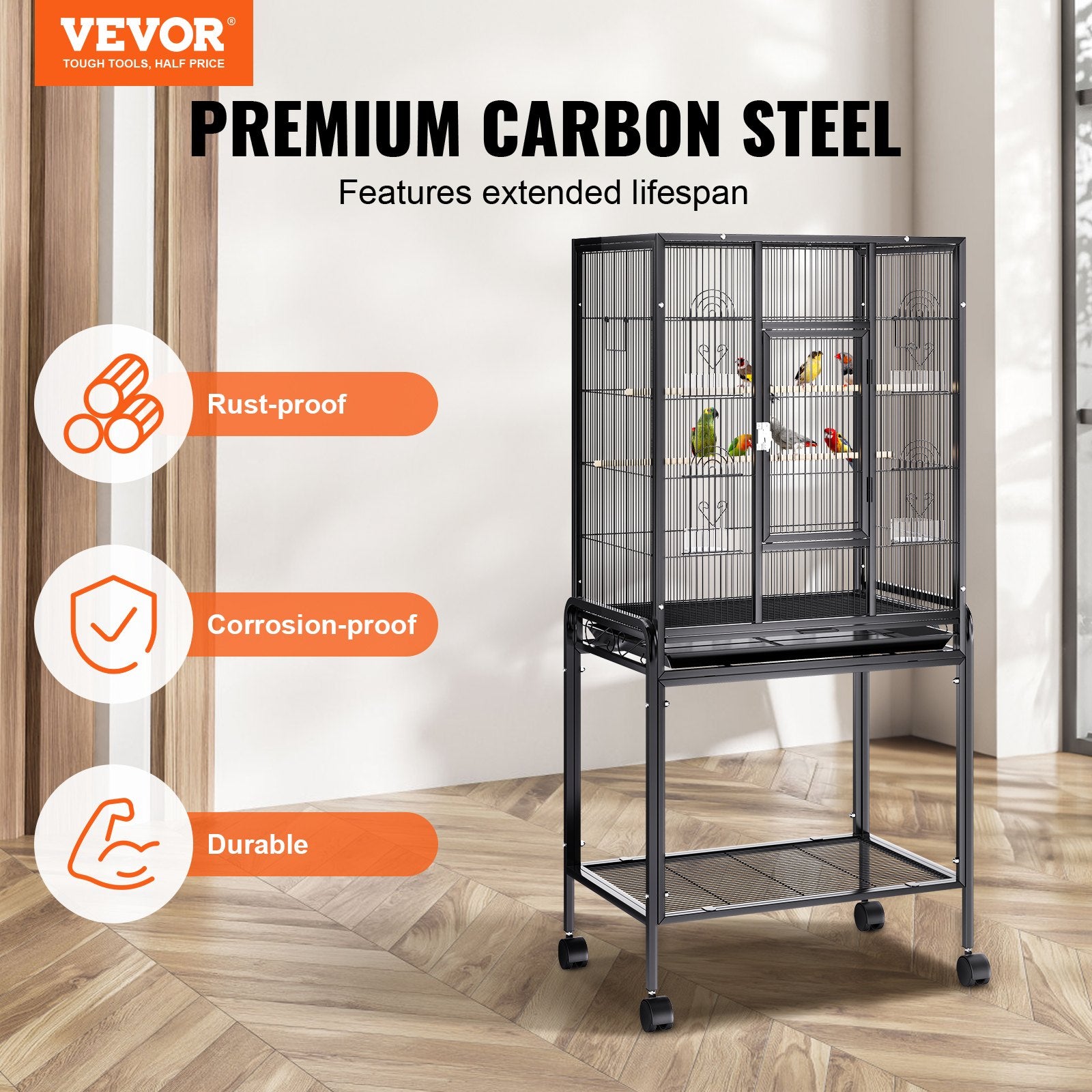 54 inch Standing Large Bird Cage
