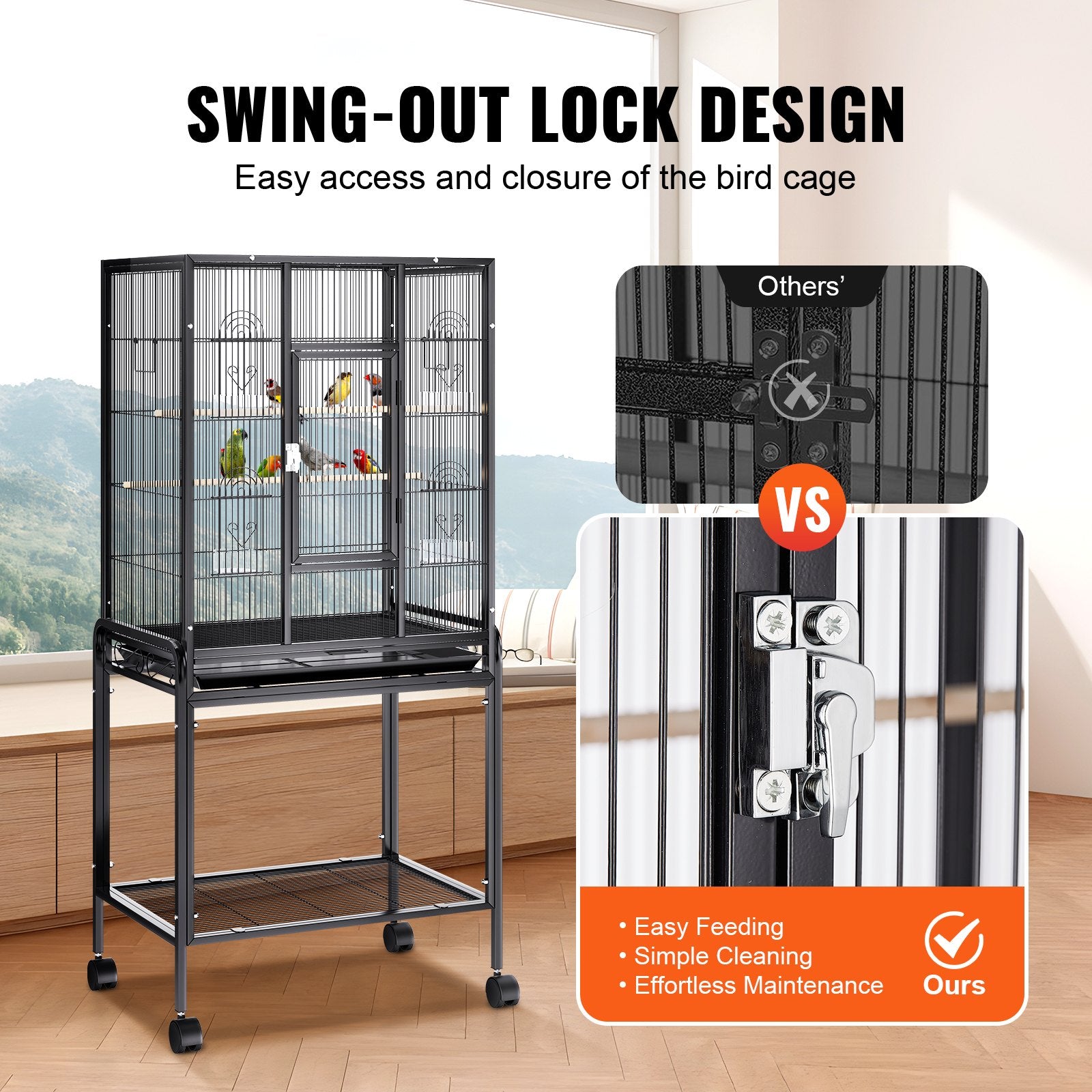 54 inch Standing Large Bird Cage