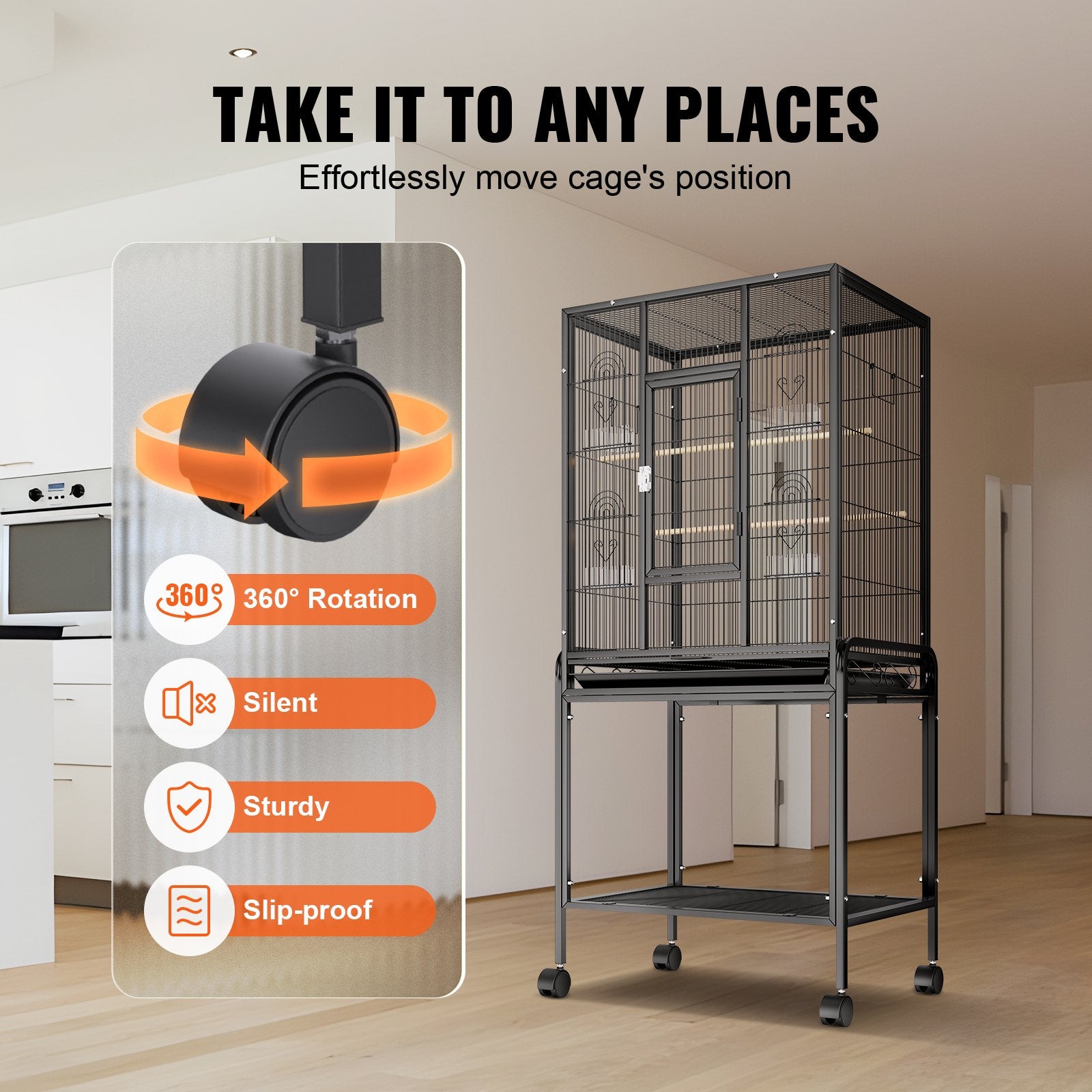 54 inch Standing Large Bird Cage