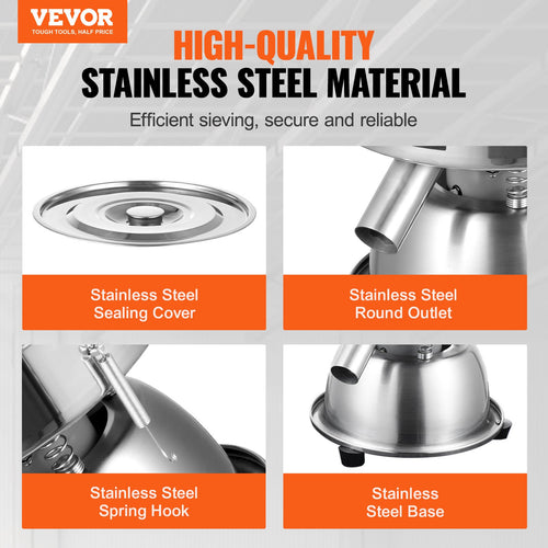45W Electric Vibrating Sieve – 30 & 50 Mesh