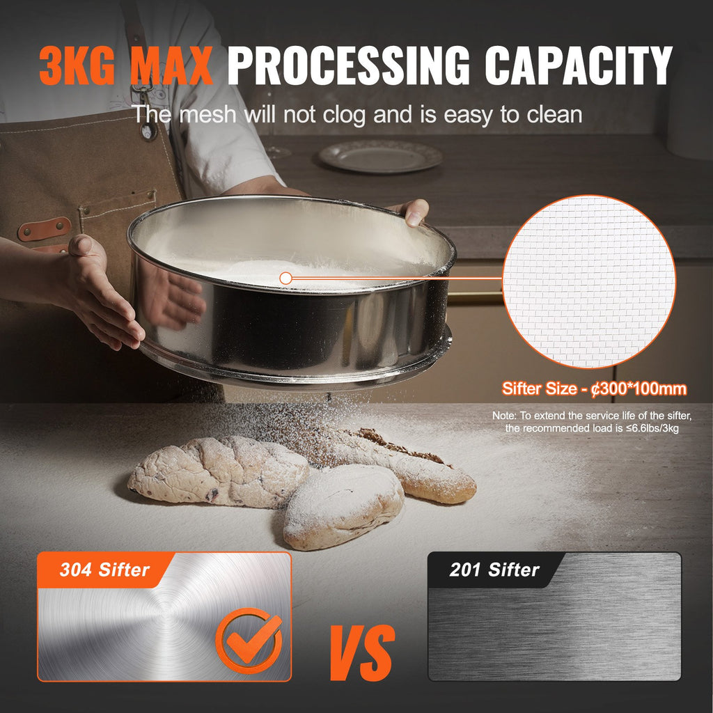45W Electric Vibrating Sieve – 30 & 50 Mesh