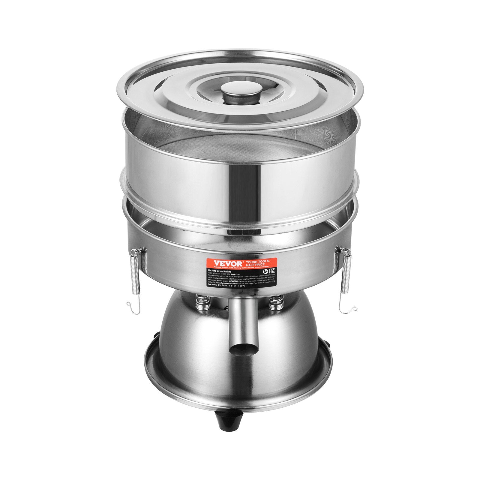 45W Electric Vibrating Sieve – 30 & 50 Mesh