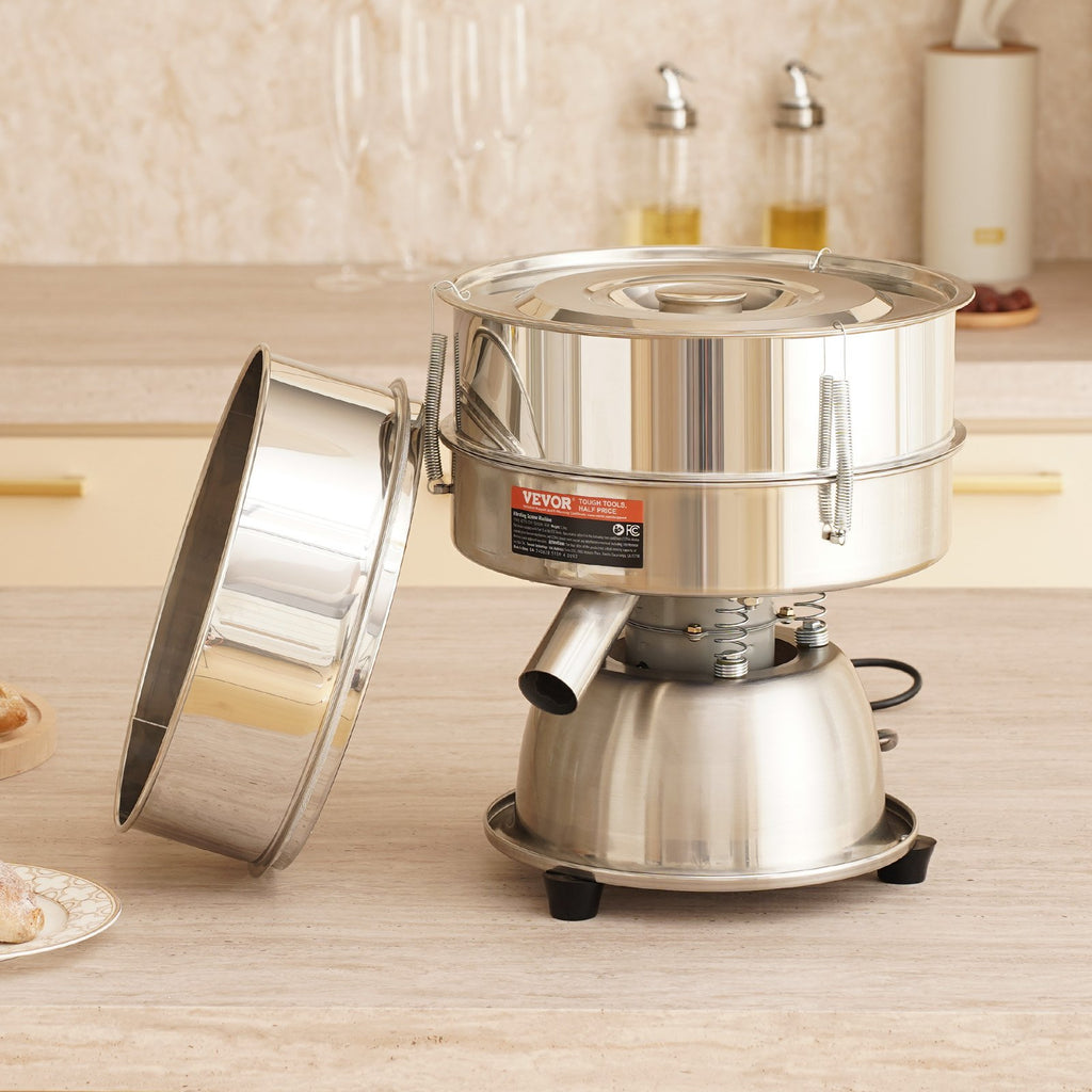45W Electric Vibrating Sieve – 40 & 60 Mesh