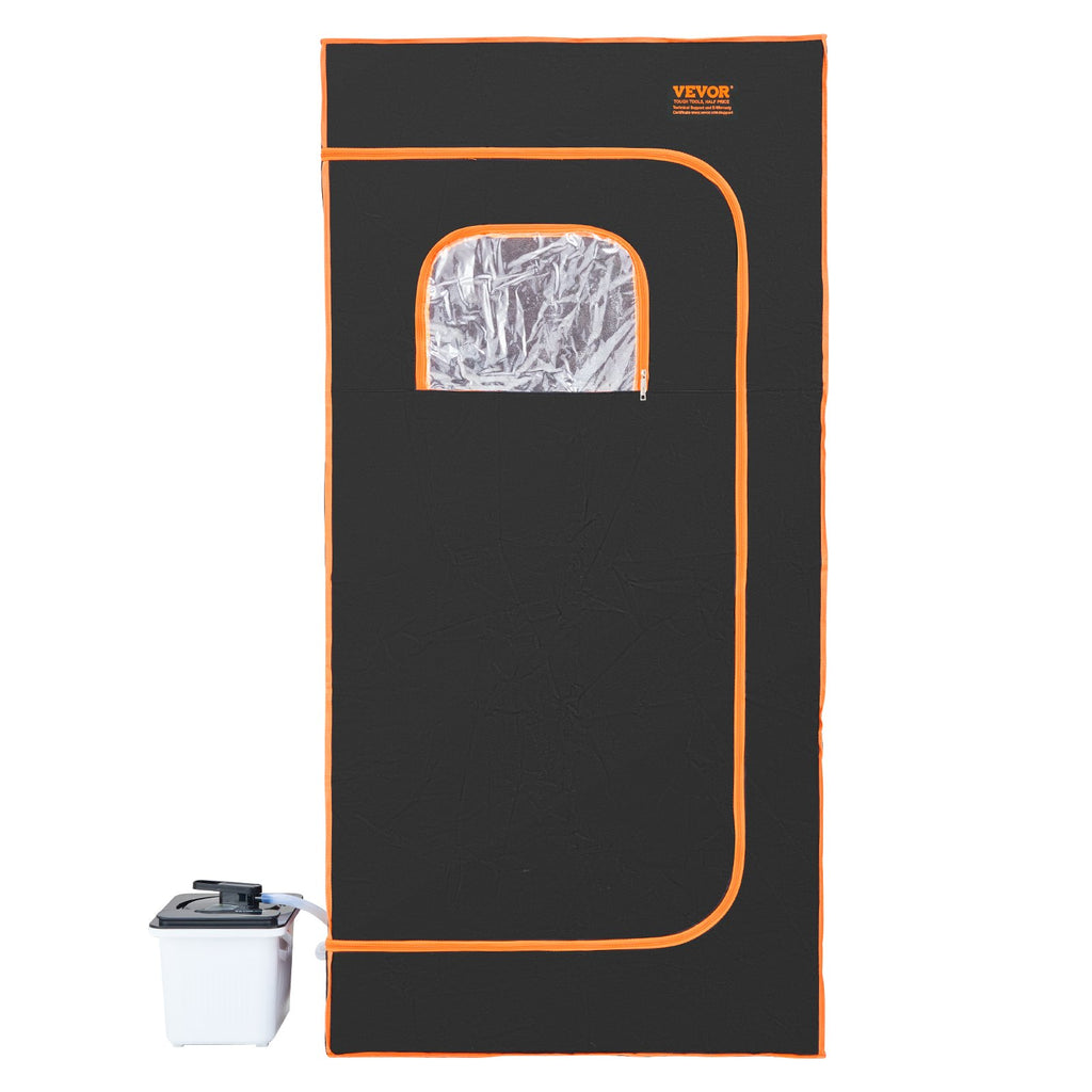 Portable Steam Sauna Tent Full Size 2000W Personal Sauna Blanket W/ Chair,880 x 880 x 1780 mm