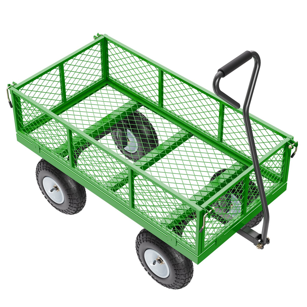 900 lbs Steel Garden Cart on Wheels