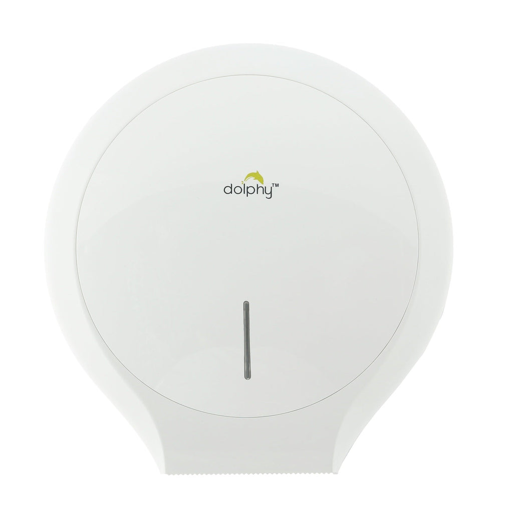 CLASSIC Jumbo Toilet Paper Roll Dispenser - White