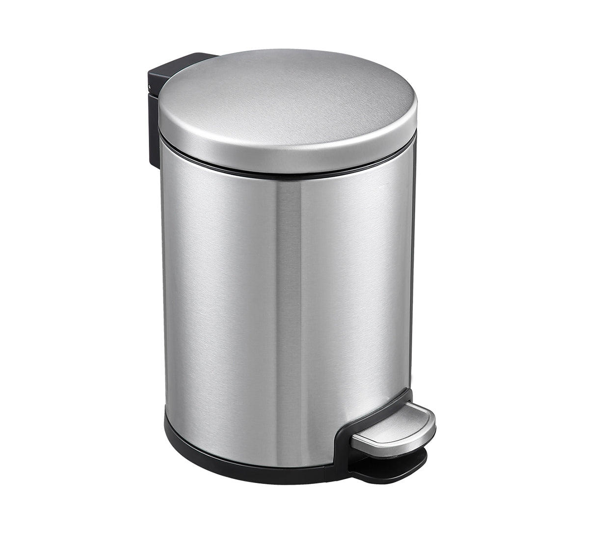 Dolphy 3L Matte Stainless Steel Pedal Bin