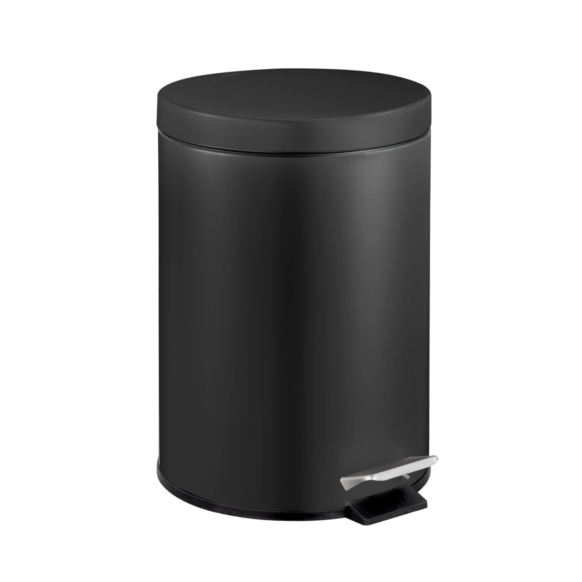Dolphy 5L Round Pedal Bin – Black