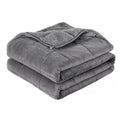 Giselle Bedding Sherpa Weighted Blanket – Grey, 9 kg