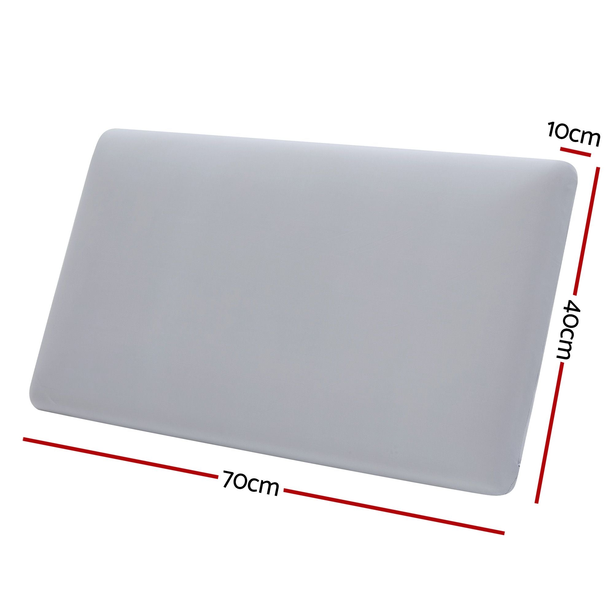 ROOMSENSE Solid-Core Memory Foam Pillow Pair – 70 × 40 × 10cm