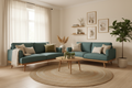 York 3+2-Seater Fabric Sofa Set – Teal