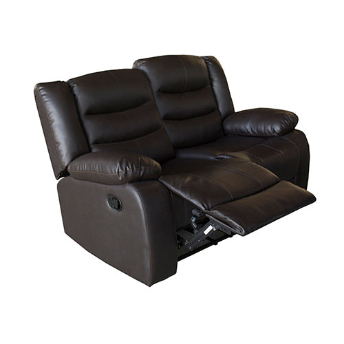 Fantasy 3+2+1-Seater Faux Leather Recliner Suite – Black